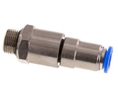 10mm & G3/8'' Schnell-Drehgelenk Einsteck-Außengewinde Vernickeltes Messing/PBT NBR Drehbar