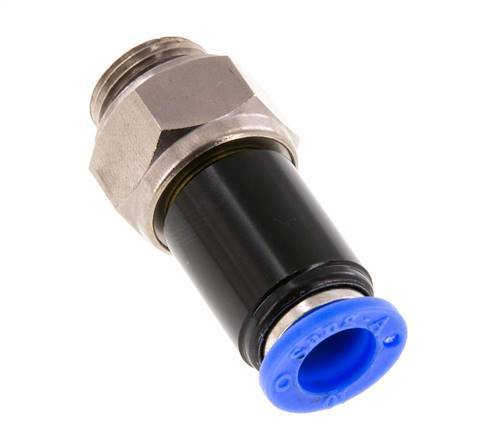 10mm & G3/8'' Drehgelenk Einsteck-Außengewinde Vernickeltes Messing/PBT NBR Drehbar