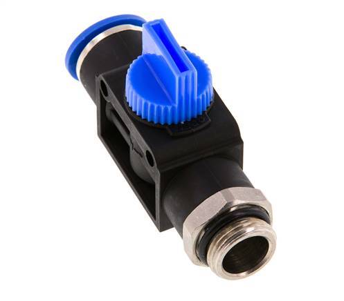 3/2-Wege-Absperr-Handventil 12 mm - G3/8'' Kunststoff/Messing Gewindeseitige Entlüftung