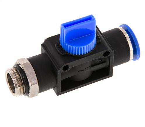 3/2-Wege-Absperr-Handventil 12 mm - G3/8'' Kunststoff/Messing Gewindeseitige Entlüftung