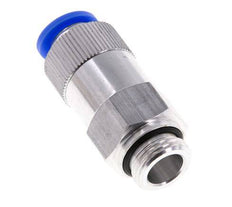 Push-In-Rückschlagventil 12mm & G1/2'' Außengewinde Aluminium 0,2-10bar (3-145psi) Gewinde-Schlauch