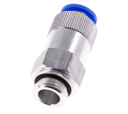 Push-In-Rückschlagventil 12mm & G1/2'' Außengewinde Aluminium 0,2-10bar (3-145psi) Gewinde-Schlauch
