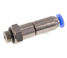 4mm & G1/8'' Schnelldrehgelenk Einsteck-Außengewinde Vernickeltes Messing/PBT NBR Drehbar
