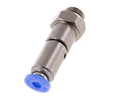 4mm & G1/8'' Schnelldrehgelenk Einsteck-Außengewinde Vernickeltes Messing/PBT NBR Drehbar