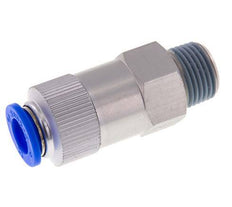 Push-In-Rückschlagventil 12mm & R1/2'' Außengewinde Aluminium 0,2-10bar (3-145psi) Gewinde-Schlauch