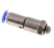 8mm & G1/8'' Schnelldrehgelenk Einsteck-Außengewinde Vernickeltes Messing/PBT NBR Drehbar