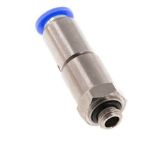 8mm & G1/8'' Schnelldrehgelenk Einsteck-Außengewinde Vernickeltes Messing/PBT NBR Drehbar