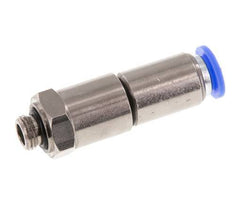 8mm & G1/8'' Schnelldrehgelenk Einsteck-Außengewinde Vernickeltes Messing/PBT NBR Drehbar