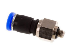 4mm & M5 Drehgelenk Einsteck-Außengewinde Vernickeltes Messing/PBT NBR Drehbar