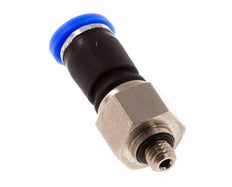 4mm & M5 Drehgelenk Einsteck-Außengewinde Vernickeltes Messing/PBT NBR Drehbar
