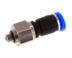 4mm & M5 Drehgelenk Einsteck-Außengewinde Vernickeltes Messing/PBT NBR Drehbar