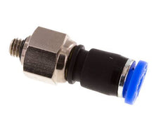 4mm & M5 Drehgelenk Einsteck-Außengewinde Vernickeltes Messing/PBT NBR Drehbar