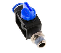 3/2-Wege-Absperr-Handventil 10 mm - R1/4'' Kunststoff/Messing Rohrseitige Entlüftung