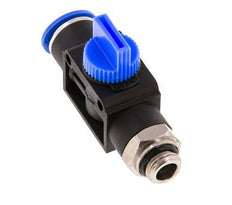 3/2-Wege-Absperr-Handventil 12 mm - G1/4'' Kunststoff/Messing Gewindeseitige Entlüftung