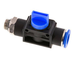 3/2-Wege-Absperr-Handventil 12 mm - G1/4'' Kunststoff/Messing Gewindeseitige Entlüftung