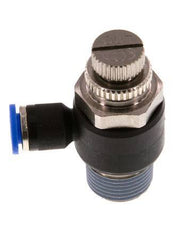 Flow Control Silencer Meter-Out Elbow 6 mm - R3/8'' Brass/PA 66