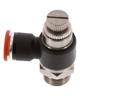 Flow Control Silencer Meter-In Elbow 10 mm - G3/8'' Brass/PA 66