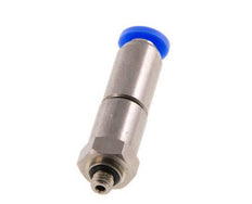 4mm & M5 Schnell-Drehgelenk Einsteck-Außengewinde Vernickeltes Messing/PBT NBR Drehbar