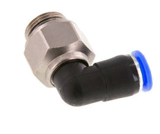 8mm & G3/8'' Winkel-Drehgelenk Einsteck-Außengewinde Vernickeltes Messing/PBT NBR Drehbar