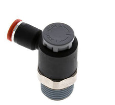 Durchflussregelventil Meter-In-Winkelstück 8 mm - R1/2'' Messing/PA 66 Sicherungsmutter