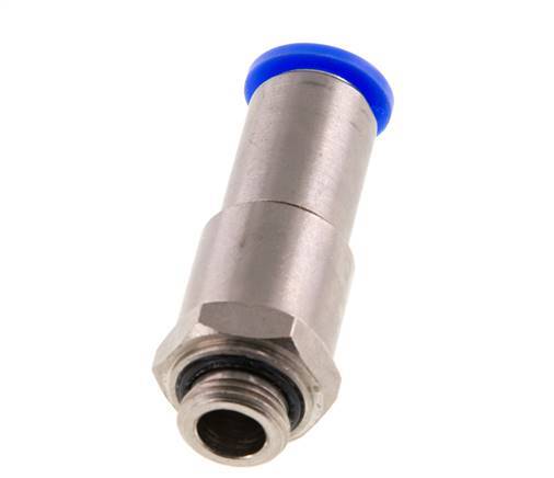 12mm & G3/8'' Schnelldrehgelenk Einsteck-Außengewinde Vernickeltes Messing/PBT NBR Drehbar