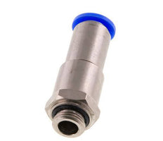 12mm & G3/8'' Schnelldrehgelenk Einsteck-Außengewinde Vernickeltes Messing/PBT NBR Drehbar