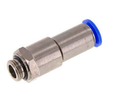 12mm & G3/8'' Schnelldrehgelenk Einsteck-Außengewinde Vernickeltes Messing/PBT NBR Drehbar