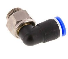 10mm & G3/8'' Winkel-Drehgelenk Einsteck-Außengewinde Vernickeltes Messing/PBT NBR Drehbar