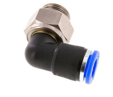 10mm & G3/8'' Winkel-Drehgelenk Einsteck-Außengewinde Vernickeltes Messing/PBT NBR Drehbar