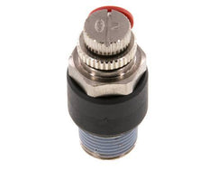 Flow Control Silencer Meter-In Elbow 6 mm - R3/8'' Brass/PA 66