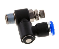 Flow Control Silencer Meter-Out Rotatable 6 mm - R1/8'' Brass/PA 66