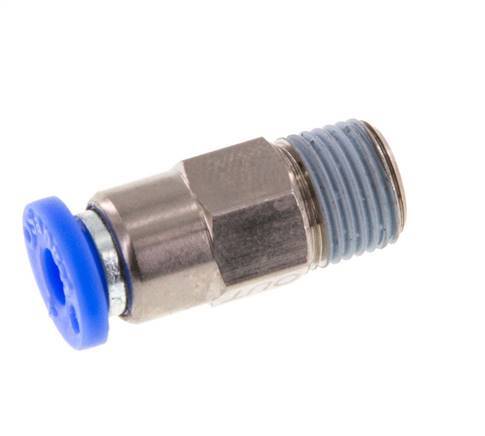 Push-In-Rückschlagventil 4mm & R1/8'' Außengewinde Messing/PBT 0,2-10bar (3-145psi) Schlauchgewinde