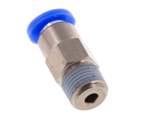 Push-In-Rückschlagventil 4mm & R1/8'' Außengewinde Messing/PBT 0,2-10bar (3-145psi) Schlauchgewinde