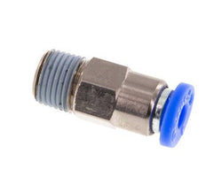 Push-In-Rückschlagventil 4mm & R1/8'' Außengewinde Messing/PBT 0,2-10bar (3-145psi) Schlauchgewinde