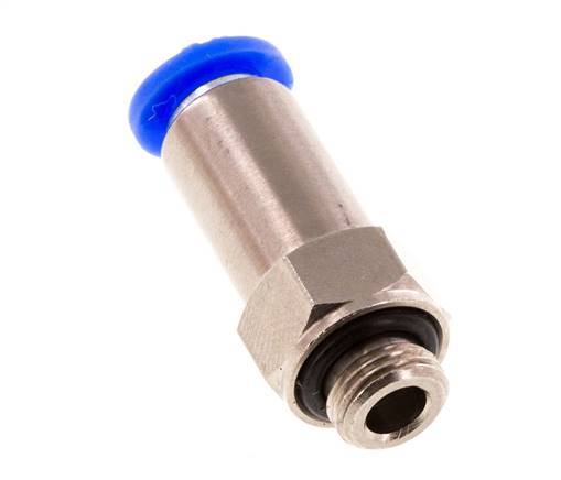 Push-In-Rückschlagventil 6mm & G1/8'' Außengewinde Messing/PBT 0,2-10bar (3-145psi) Schlauchgewinde