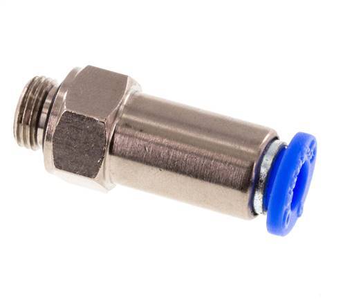 Push-In-Rückschlagventil 6mm & G1/8'' Außengewinde Messing/PBT 0,2-10bar (3-145psi) Schlauchgewinde