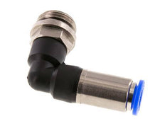 Steckverschraubung 10mm & G1/2'' männlich Selbstsicherndes Winkelstück Messing/PBT 0-10bar (0-145psi)