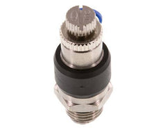 Durchflussregelungs-Schalldämpfer-Abgangsbogen 4 mm - G1/4'' Messing/PA 66