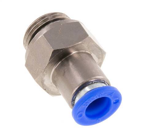 Steckverschraubung 8mm & G3/8'' Außengewinde Selbstverriegelung Messing/PBT 0-10bar (0-145psi)