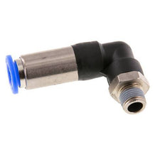 Steckverschraubung 8mm & R1/8'' männlich Selbstsichernder Winkel Messing/PBT 0-10bar (0-145psi) [2 Stück]