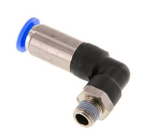 Steckverschraubung 8mm & R1/8'' männlich Selbstsichernder Winkel Messing/PBT 0-10bar (0-145psi) [2 Stück]