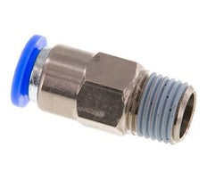 Steckverschraubung 8mm & R1/4'' männlich Selbstsichernd Messing/PBT 0-10bar (0-145psi) [2 Stück]
