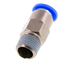 Steckverschraubung 8mm & R1/4'' männlich Selbstsichernd Messing/PBT 0-10bar (0-145psi) [2 Stück]