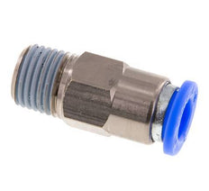 Steckverschraubung 8mm & R1/4'' männlich Selbstsichernd Messing/PBT 0-10bar (0-145psi) [2 Stück]