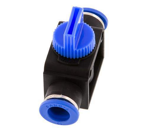 3/2-Wege-Absperr-Handventil 10 mm Kunststoff/Messing