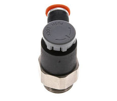 Durchflussregelventil Meter-In-Winkelstück 6 mm - G3/8'' Messing/PA 66 Sicherungsmutter