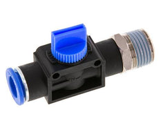 3/2-Wege-Absperr-Handventil 12 mm - R1/2'' Kunststoff/Messing Gewindeseitige Entlüftung