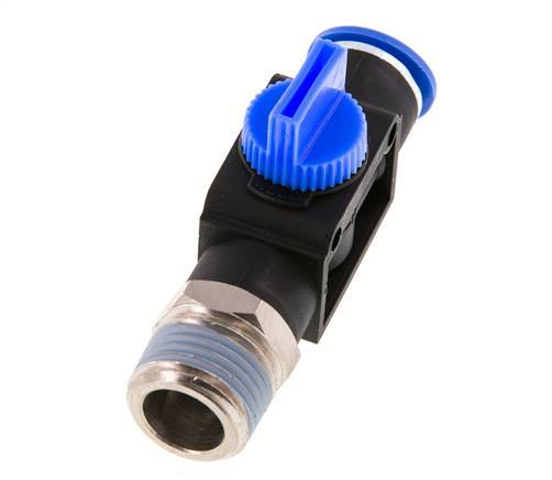 3/2-Wege-Absperr-Handventil 12 mm - R1/2'' Kunststoff/Messing Gewindeseitige Entlüftung