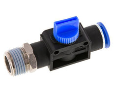 3/2-Wege-Absperr-Handventil 12 mm - R1/2'' Kunststoff/Messing Gewindeseitige Entlüftung