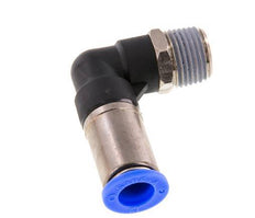 Steckverschraubung 12mm & R1/2'' männlich Selbstsicherndes Winkelstück Messing/PBT 0-10bar (0-145psi)